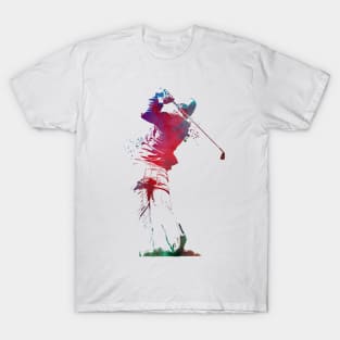 golf player sport art #golf #sport T-Shirt